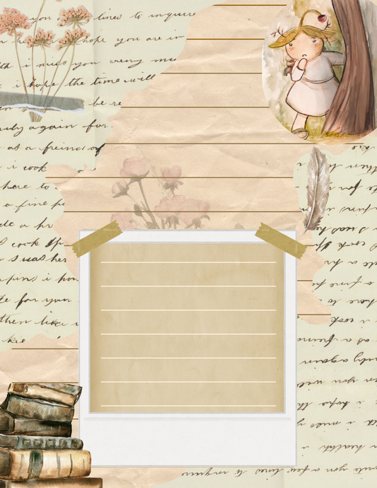 Nomi Small Lined Notepad | Cozy Fantasy Woodland Stationery