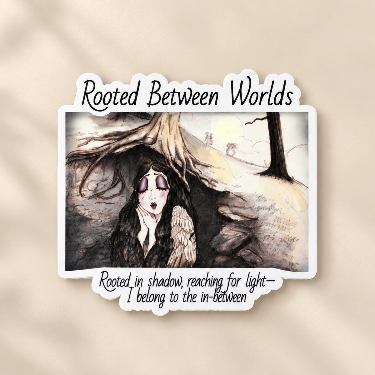 Fantasy Fridge Magnet | Shugen, The Root Mother | Forest Goddess Magnet