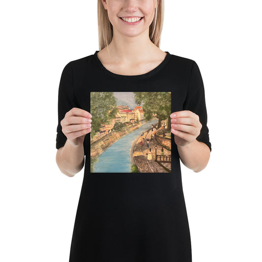 Paintings by Mimi — Strasbourg, France on Canvas (8"x8")