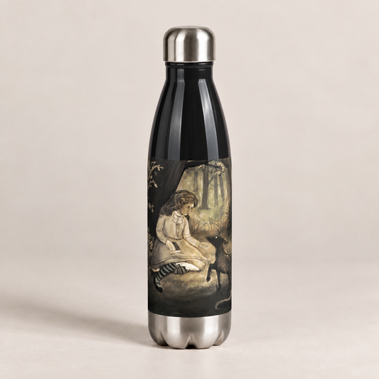 Enchanted Forest Stainless Steel Water Bottle | Woodland Fantasy Art Bottle
