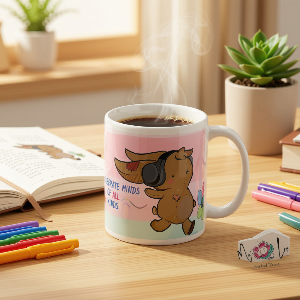 Celebrate Minds of All Kinds Coffee Mug – Patch, Protector of Brave Hearts™
