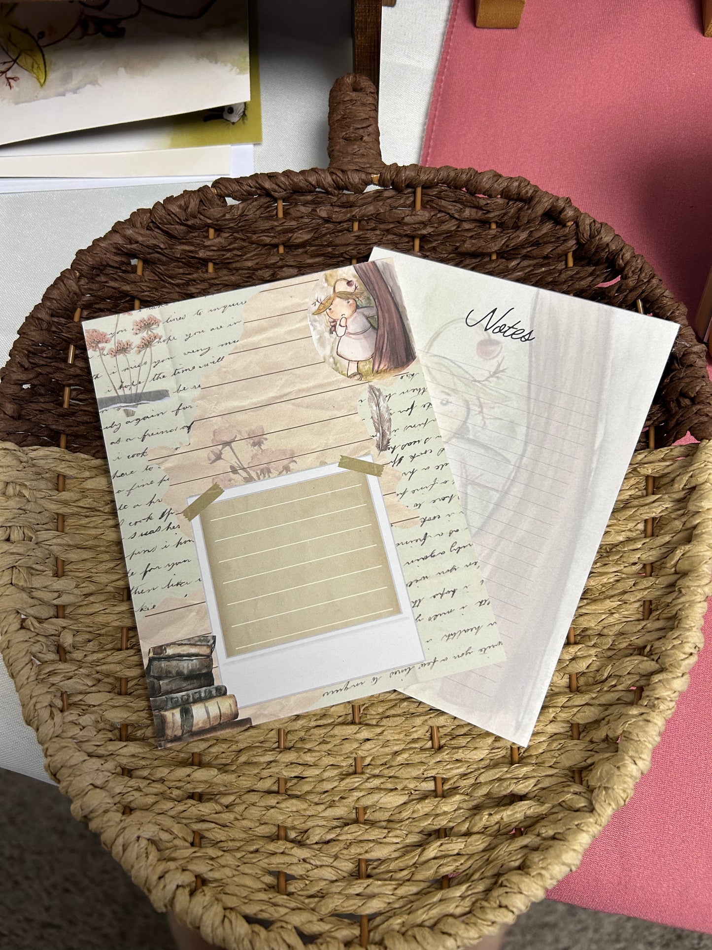 Nomi Small Lined Notepad | Cozy Fantasy Woodland Stationery