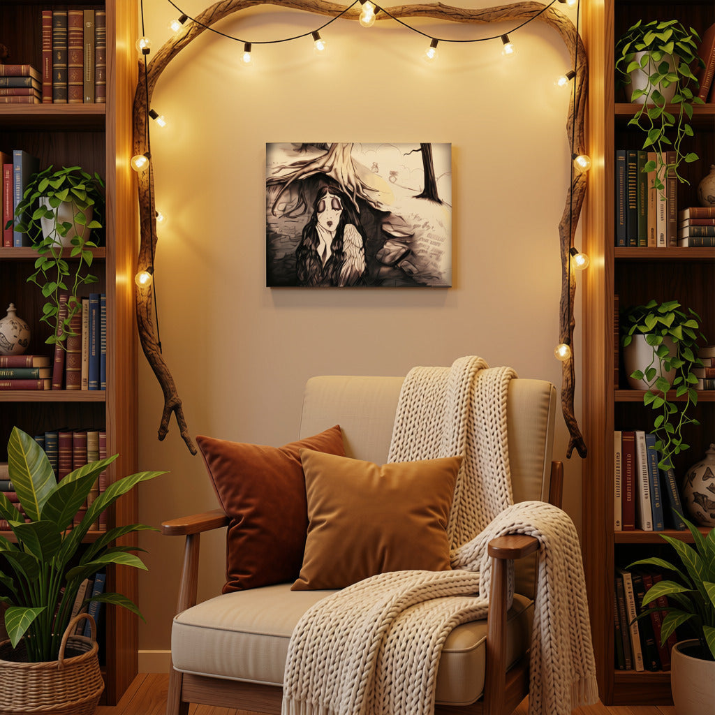 Forest Goddess Canvas Wall Art – Shugen, The Root Mother