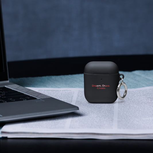 Dream. Draw. Create.™ AirPods Case | Whimsical Creative Tech Accessory for Artists & Kids-at-Heart