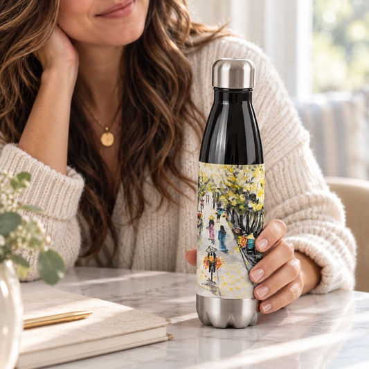 Paintings by Mimi — Spring Market Stainless Steel Water Bottle