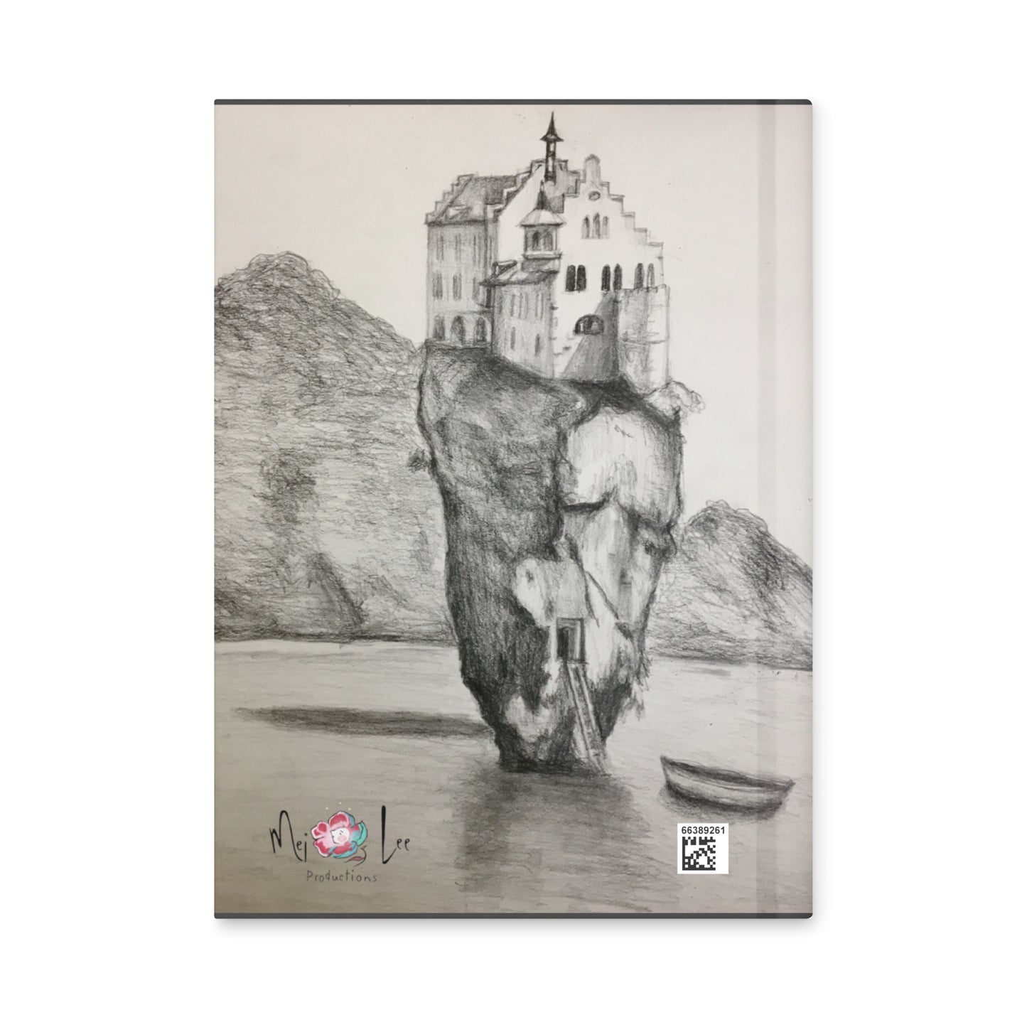 Personalized Floating Castle Hardcover Journal | Custom Name Notebook