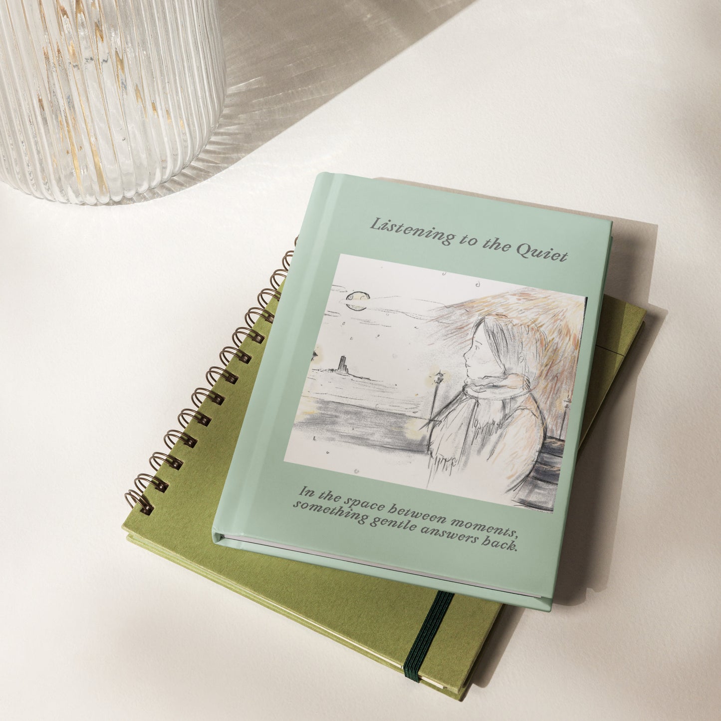 Listening to the Quiet - Hardcover journal matte