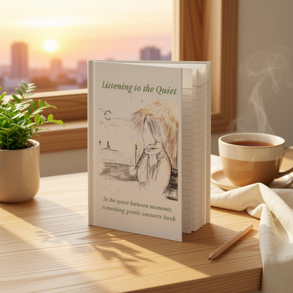 Listening to the Quiet Hardcover Journal – Blank Pages