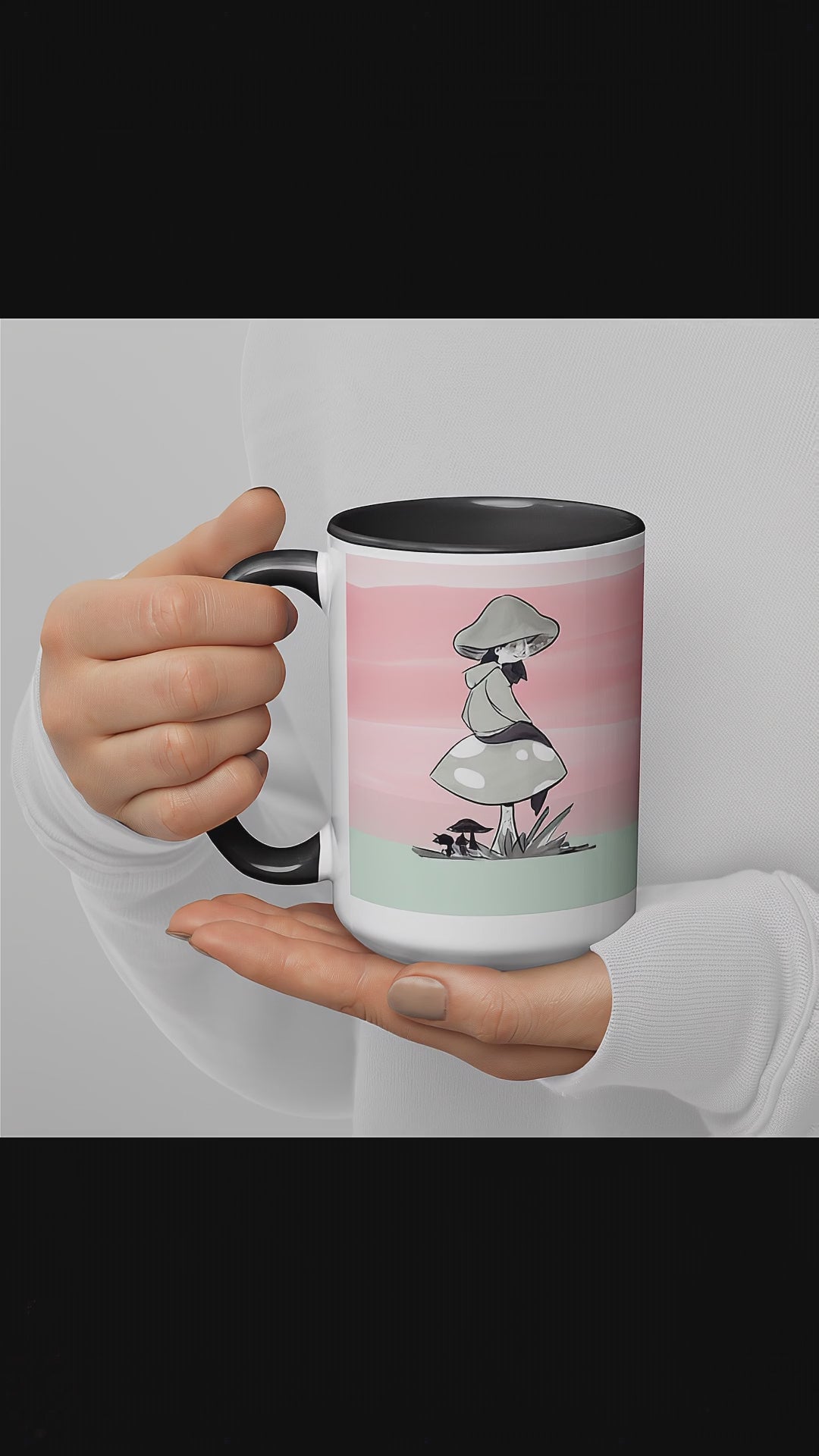 Movified video — Mushroom Wanderer Coffee Mug | Illustrated Mug | Original Art