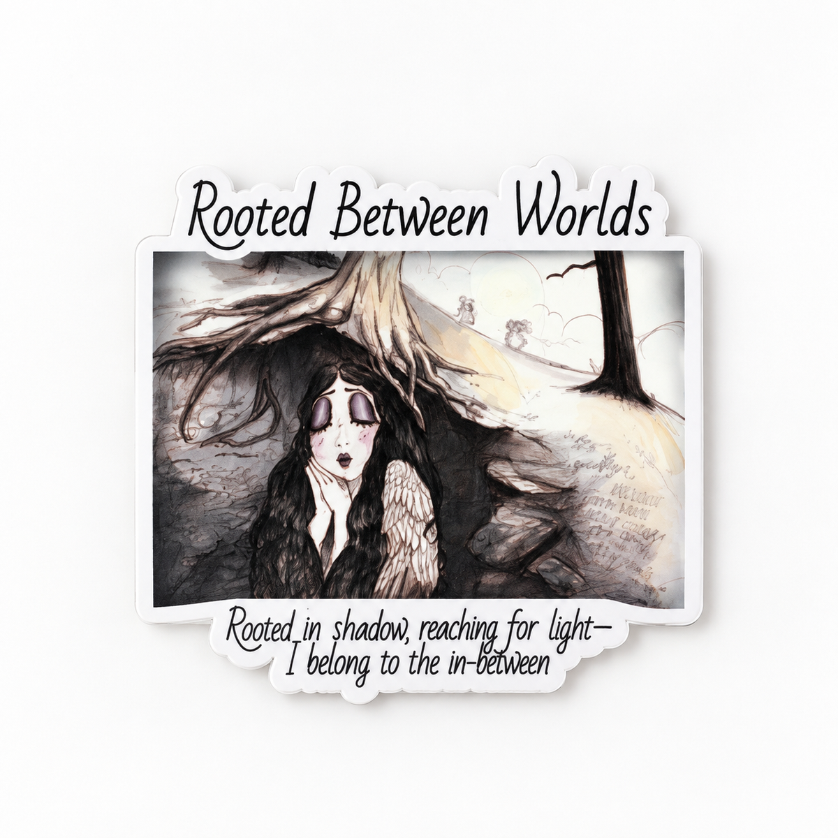 Fantasy Fridge Magnet | Shugen, The Root Mother | Forest Goddess Magnet