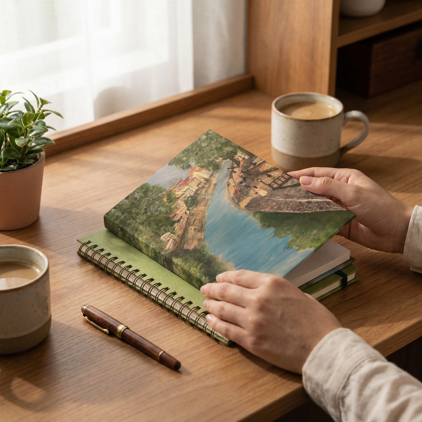 Paintings by Mimi - Strasbourg, France | Original Art Hardcover Journal