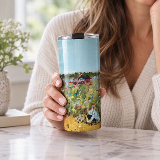 Wildflower Gathering Travel Tumbler | The Gentle Manor Collection